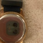Navy Blue Strap Watch with Faux Gold Face Photo 5