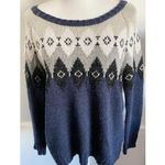 American Eagle - Wool Blend Navy Cream Sweater Photo 0