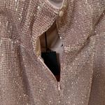 NWT Revolve x NBD Mark Mini Dress in Copper Sequin cross back strap size Small Gold Photo 12