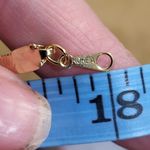 Elegant Gold Tone Herringbone Chain Necklace Photo 3