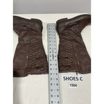 Route 66 Womans Enid Brown Size 9 Side Zip Strappy Tall Riding Boots Quilted Photo 1