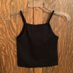 guns n' roses black crop halter spaghetti string top medium M Photo 5