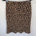Ann Taylor Cheetah Leopard Animal Print Mafia Mob Wife Pencil Skirt Size 0 Photo 1