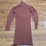 Vivienne Westwood  Brown Fitted Wool Stretch Bodycon Midi Dress “Bea” Size XL Photo 11