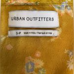 Urban Outfitters  Yellow Floral Festival Flirty Button Down Halter Crop Top Photo 6