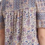 Lucky Brand Peasant Short Sleeve V-Neck Top Photo 1