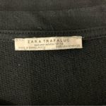 ZARA Trafaluc Black Knit Sweater Top Long Sleeve Minimalist M Autumn Winter Photo 3