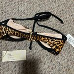 Shoshanna NWT  Leopard Multi Halter Bikini Top- Size B (Small) Photo 3