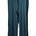 ANDIE NWT  The Wide Leg Pant Fern Green Drawstring Waffle Knit Comfort L Photo 0