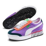  Roma Amor Logo Luminous Purple/Puma White/Dark Denim size 6 sneakers EUC Photo 1