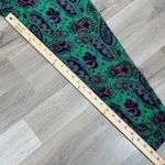 Aerie Paisley Print Harem Jogger Pants Green Pink Blue Small Pull On Elastic Photo 8