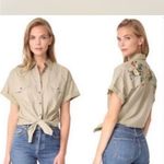 Madewell  Utility Jacket with Floral Embroidery Photo 1