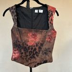 House Of CB HOUSE‎ OF CB 'Kalina' Floral Printed Corset Size XS Photo 3