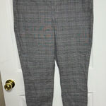 American Eagle  Hi Rise Jegging Super Stretch Gray Plaid Size 18 Photo 0
