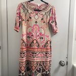 Charter Club  brown, tan, pink, coral  dress size small Photo 1