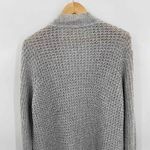 RD Style  Cardigan Sweater Womens XL Gray Tan Acrylic Cotton Loose Knit Pockets Photo 4