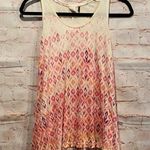 Anthropologie Akemi Kin Anthro swing tank watercolor print S Photo 0