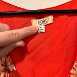 Kori Floral Dress in Orange and Golds Photo 3