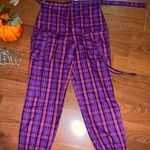 LOVE STAR Street wear pants Purple Size M Photo 0