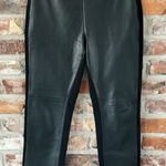 Eileen Fisher Black Leather Pants, S Photo 0