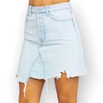 Free People We The Free Going Rouge Denim Skirt Size 26 Photo 0