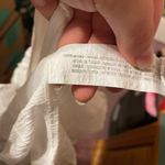 ZARA  WHITE FLUTTER SLEEVE LACE UP TOP Photo 5