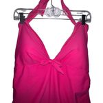 Catherine Malandrino Catherine Malandrino Size XL Halter One piece Swimsuit NWT NEW Hot Pink Bow Photo 1