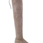 Unisa Adivan Over the Knee pull on Boots in taupe size 7.5 M Photo 0