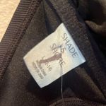 Shade & Shore New  Women’s Black Ribbed Bandeau Bikini top Size Large NWT Photo 8