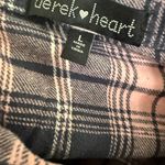 Derek Heart  Pink and Black Plaid Shirt Photo 1