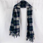 Pendleton Vintage Green Blue Yellow White Plaid Scarf Unisex Men Women One Size Photo 1