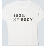 Everlane NWT Box-Cut 100% My Body Tee T-shirt in White Photo 10