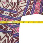 Billabong  Southwestern Tribal Open Front Waterfall Cardigan Purple Pink Aztec M Photo 7