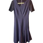 Elie Tahari #121  knit navy career dress Photo 1