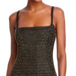 Aqua x Wicked Bodycon Dress Gold Studded Sleeveless Party Cocktail M Black Size M Photo 3