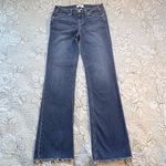Paige  Sloane Wide Leg Raw Hem Mid Rise Jeans Size 28🧡 Photo 10