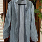 Oversized Vintage Denim Button Photo 0