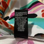 ALYX size 16 printed stretch twill dress sleeveless zip close back bright colors Orange Photo 6