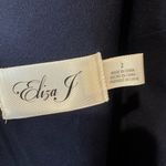 Eliza J Ruffle Front Gownaxi Dress In Navy Size 2 Photo 9