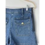 NEW J.Crew High Rise Sailor Pocket Denim Shorts Blue Utility Size 27 Photo 3