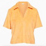 Aritzia  Wilfred Free Terry polo t-shirt Size Small EUC Photo 0