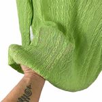 Ralph Lauren Lauren Linen V Neck Green Sweater Size Large Photo 1