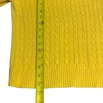 Ralph Lauren Vintage Lauren Women Cable Knit Sweater Size S Preppy Tennis Cotton Photo 3