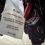 Bila Small Sleeveless Boho Peasant Paisley Floral‎ Print Blouse Photo 7