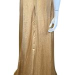 Show Me Your Mumu  Godshaw Goddess Tie Back Gown True Gold Luxe Satin’s Dress. Photo 6
