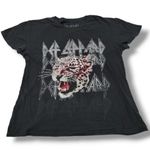 Def Leppard Shirt Size Large Rock Tee Band Tee Graphic Tee Leopard Graphic Print Photo 0