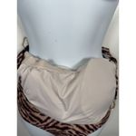 Michael Kors Size 8 Swimsuit Womens One Piece Animal Print One Shoulder Brown Photo 7