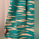 Coco reef  Tank Size Large Sleeveless Stretchy Spandex Metallic Gold Blue Swim Photo 2