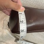 Liz Claiborne Faux Brown leather shoulder bag with adjustable strap Photo 11