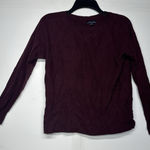 American Eagle  Women’s Maroon Knit Sweater Size Small Long Sleeve Pullover Photo 0